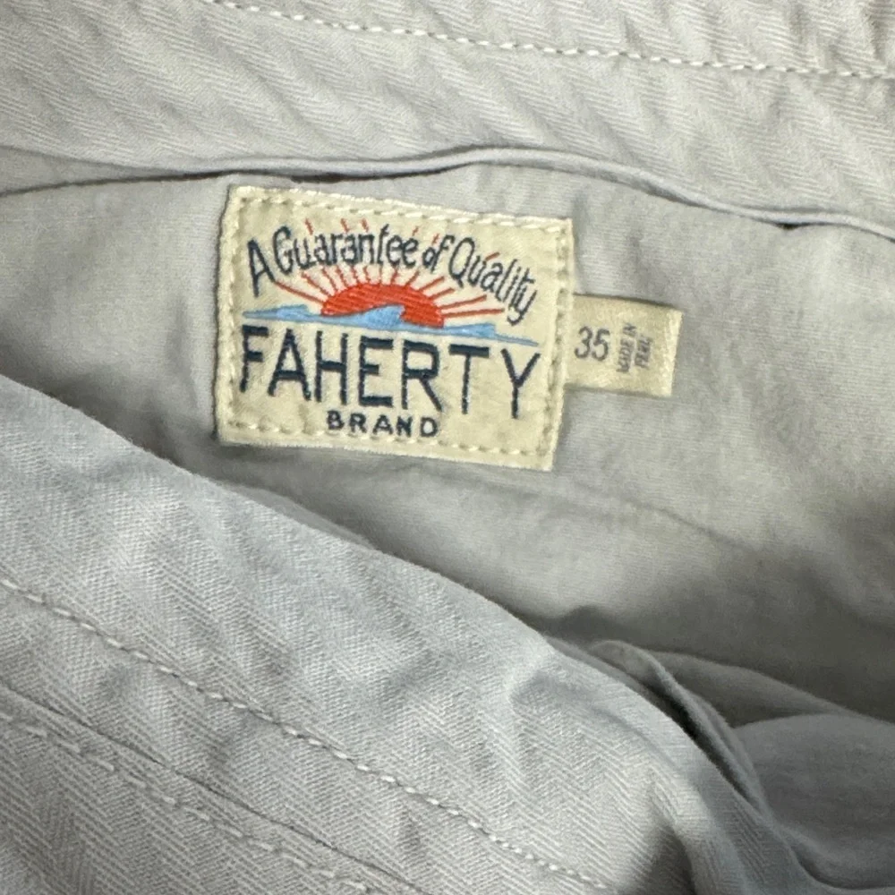 Faherty Men's Gray Casual Shorts